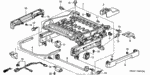 82122SJ8013 - Interior/Bumper: BOLT, STRAP SET for Honda Image