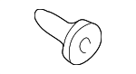 3B0867334 - Body: Body A-Pillar Trim Panel Grommet for Volkswagen Image