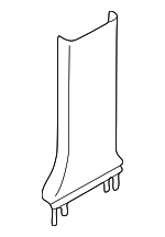 3B0867297EB41 - Body: Lower Center Pillar Trim for Volkswagen: Passat Image