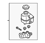 58510B1000 - Body: Master Cylinder for Hyundai Image
