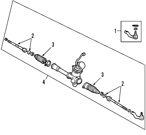 Steering Gear & Linkage for 2010 Toyota Camry #1