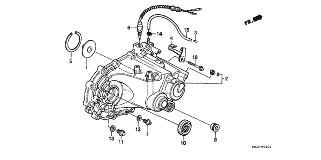 MT Transmission Housing for 1988 Honda Civic #0
