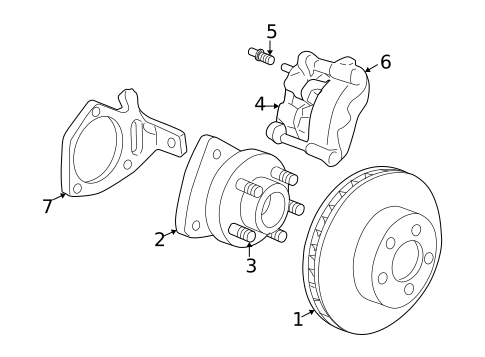 Hubs & Related Components for 2001 Buick Century #1