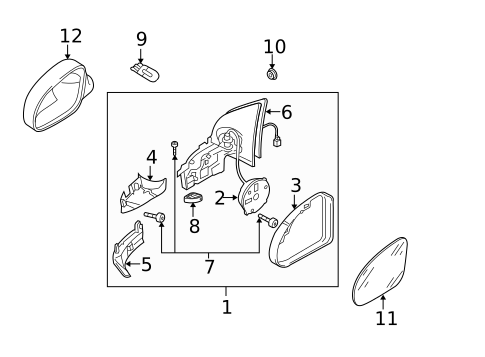 Outside Mirrors for 2006 Volkswagen GTI #0