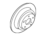 26700FE050 - : Rear Disc Brake Rotor for Subaru: Impreza Image