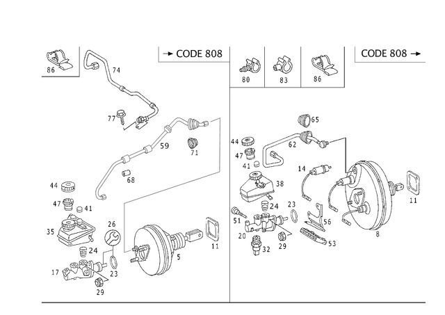 275457232 - Brakes: Control Unit for Mercedes-Benz: 400SE, 400SEL, 500SEC, 500SEL, 500SL, 600SEL, 600SL, C220, C230, C280, C43 AMG, E430, S420, SL320 Image