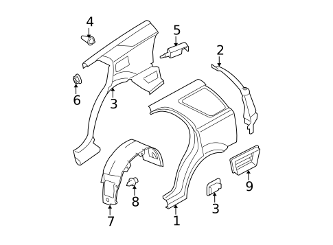 Fuel Door for 2009 Kia Sorento #0