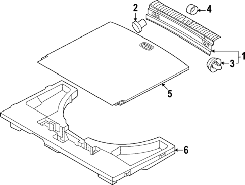 Interior Trim - Rear Body for 2025 Kia Sportage #0