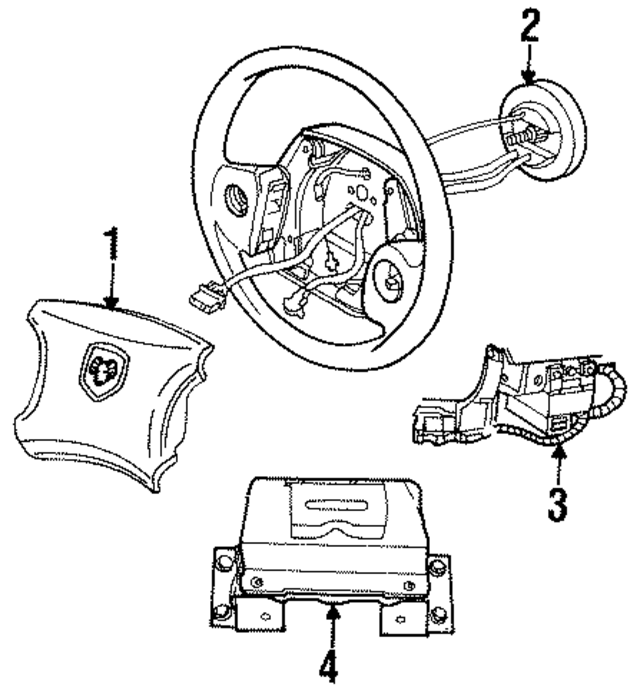 4883876AA - Electrical: Air Bag Control Module for Mopar Image