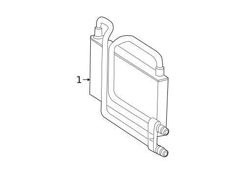 Power Steering Oil Cooler for 2008 Mercedes-Benz S600 #0