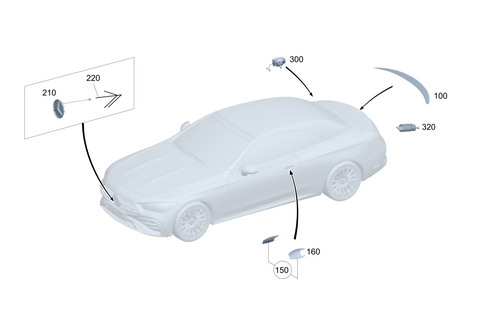 Exterior Detachable Parts for 2025 Mercedes-Benz CLE53 AMG #0