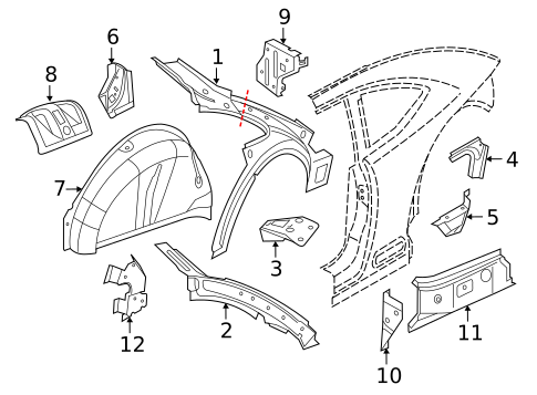 Inner Structure for 2014 Volkswagen Beetle #0