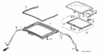 70333SR3013 - Interior/Bumper: SLIDER, R. for Honda Image