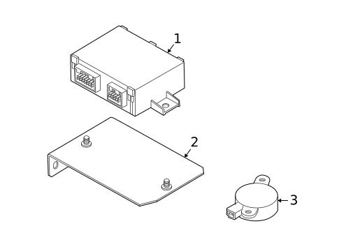 Electrical Components for 2004 Land Rover Discovery #1