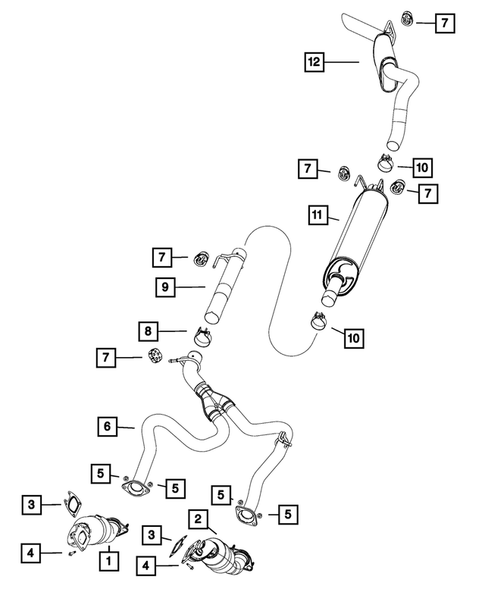 Exhaust System for 2019 Ram 1500 Classic #5