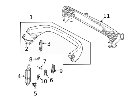 Roll Bar Components for 2009 Mercedes-Benz SL63 AMG #0