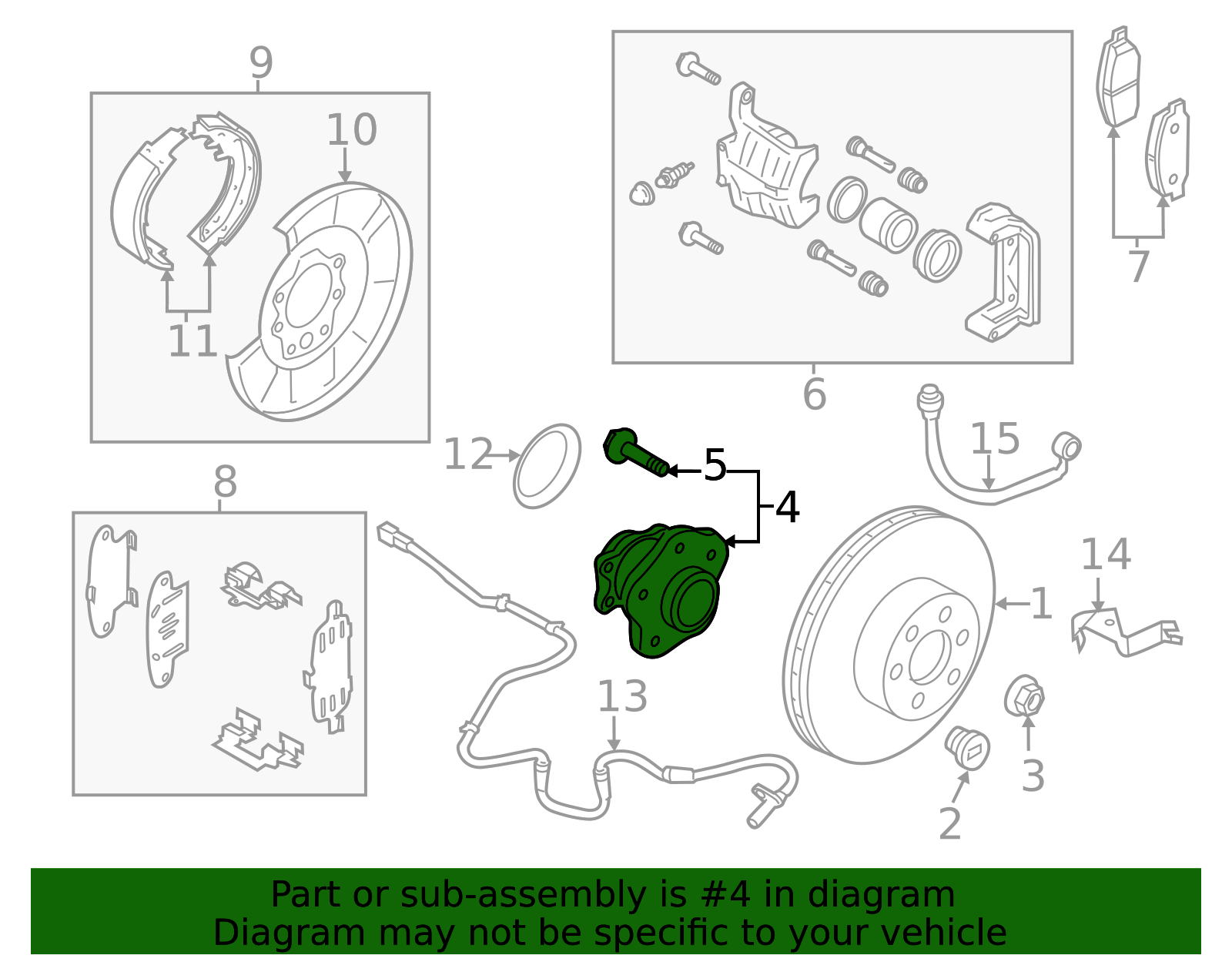 2013-2025 Nissan Hub Assembly 43202-3JA1D | Parts for Nissans