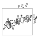 1140308803 - Cooling: Hex Flange Head Bolt for Mopar Image