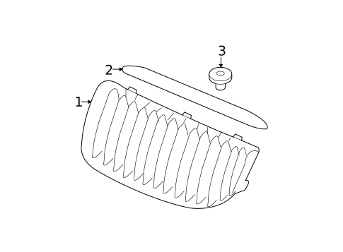 Grille & Components for 2006 BMW 325i #0