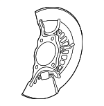 4778233060 - Brakes: Splash Shield for Toyota Image image