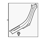 4H4864607QBH9 - : Lower Quarter Trim for Audi: A8 Quattro Image