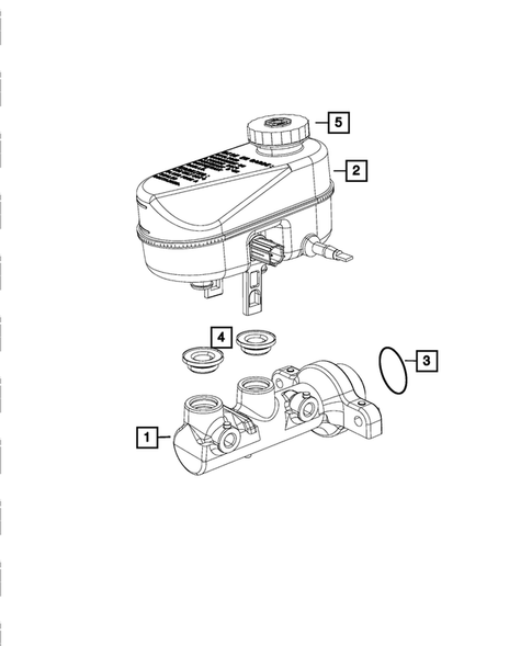 Brake Master Cylinder for 2013 SRT Viper #0