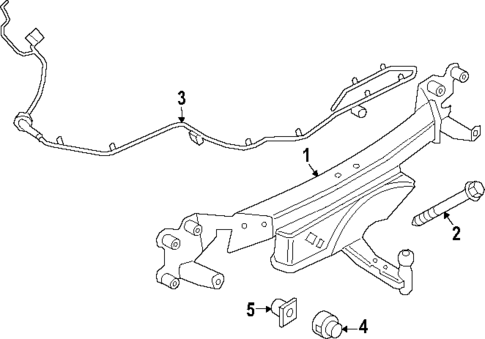 Trailer Hitch Components for 2024 Porsche Cayenne #0