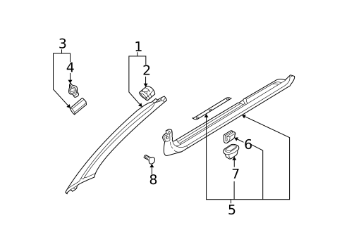 Interior Trim - Pillars for 2005 Mitsubishi Eclipse #0