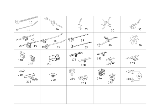 9959006 - Electrical Equipment and Instruments: Cable Tie for Mercedes-Benz: 180A, 180b, 180C, 220a, 250, 300C, 300CD, 300S, 350SD, A220, A35 AMG, AMG GT, AMG GT 43, AMG GT 53, AMG GT 55, AMG GT 63, AMG GT 63 Pro, AMG GT 63 S, AMG GT 63 S E Performance, AMG GT Black Series, AMG GT C, AMG GT R, AMG GT S, C230, C240, C250, C280, C300, C32 AMG, C320, C350, C350e, C400, C43 AMG, C450 AMG, C55 AMG, C63 AMG, C63 AMG S, C63 AMG S E Performance, CL500, CL55 AMG, CL550, CL600, CL63 AMG, CL65 AMG, CLA250, CLA35 AMG, CLA45 AMG, CLA45 AMG S, CLE300, CLE450, CLE53 AMG, CLK320, CLK350, CLK500, CLK55 AMG, CLK550, CLK63 AMG, CLS400, CLS450, CLS500, CLS53 AMG, CLS55 AMG, CLS550, CLS63 AMG, CLS63 AMG S, E250, E300, E320, E350, E400, E43 AMG, E430, E450, E500, E53 AMG, E55 AMG, E550, E63 AMG, E63 AMG S, EQB 250+, EQB 300, EQB 350, EQE 350, EQE 350 SUV, EQE 350+, EQE 350+ SUV, EQE 500, EQE 500 SUV, EQE AMG, EQE AMG SUV, EQS 450, EQS 450 SUV, EQS 450+, EQS 450+ SUV, EQS 580, EQS 580 SUV, EQS AMG, G500, G55 AMG, G550, G550 4x4, G580, G63 4x4 Squared AMG, G63 AMG, G65 AMG, GL320, GL350, GL450, GL550, GL63 AMG, GLA250, GLA35 AMG, GLA45 AMG, GLB250, GLB35 AMG, GLC300, GLC350e, GLC43 AMG, GLC63 AMG, GLC63 AMG S, GLC63 AMG S E Performance, GLE300d, GLE350, GLE400, GLE43 AMG, GLE450, GLE450 AMG, GLE450e, GLE53 AMG, GLE550e, GLE580, GLE63 AMG, GLE63 AMG S, GLK250, GLK350, GLS350d, GLS450, GLS550, GLS580, GLS63 AMG, Maybach EQS 680 SUV, Maybach GLS600, Maybach S550, Maybach S560, Maybach S580, Maybach S600, Maybach S650, Maybach S680, ML250, ML320, ML350, ML400, ML430, ML450, ML500, ML55 AMG, ML550, ML63 AMG, R320, R350, R500, S350, S400, S430, S450, S500, S55 AMG, S550, S550e, S560, S580, S580e, S600, S63 AMG, S63 AMG E Performance, S65 AMG, SL400, SL43 AMG, SL450, SL500, SL55 AMG, SL550, SL600, SL63 AMG, SL63 AMG S E Performance, SL65 AMG, SLC300, SLC43 AMG, SLK230, SLK250, SLK280, SLK300, SLK320, SLK350, SLK55 AMG Image image