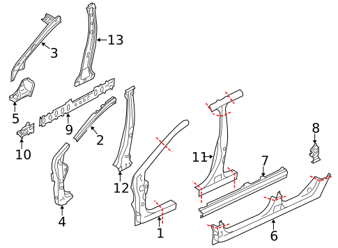 Rocker for 2017 Subaru Crosstrek #0