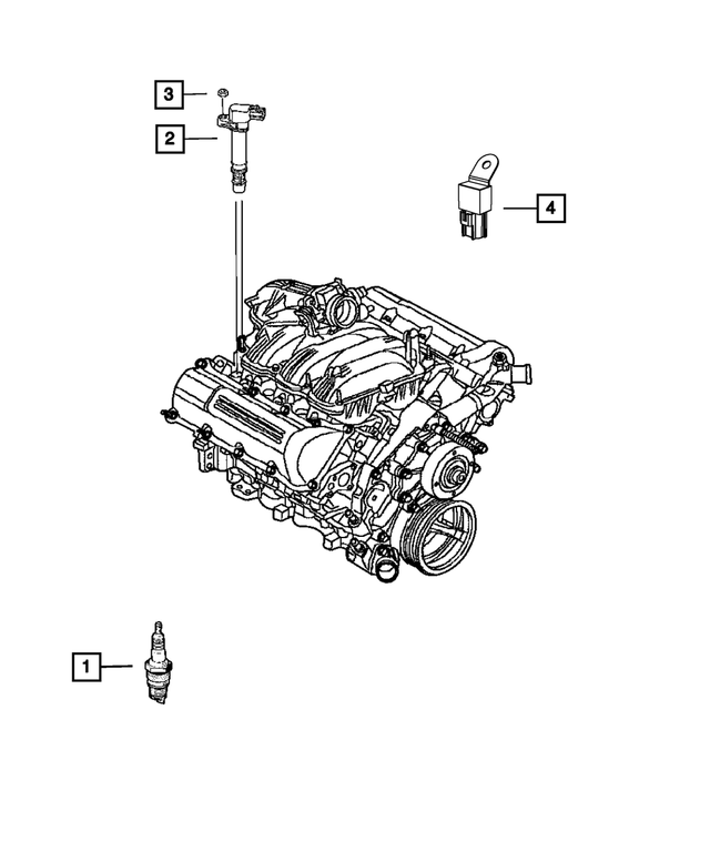 « 6502993 – Electrical : Tête Collerette Hexagonale Boulon pour Mopar Image »
