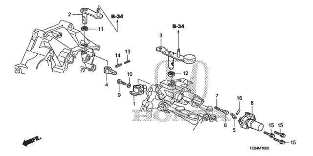 MT Shift Lever (V6) for 2011 Honda Accord #0