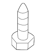 9CF600516B - Body: Bumper Cover Screw for Mazda: 2, 3, 5, 6, CX-3, CX-30, CX-5, CX-50, CX-7, CX-70, CX-9, CX-90, Miata, MPV, MX-30 EV, MX-5 Miata, Protege, Protege5, RX-8 Image