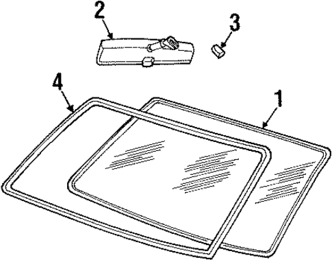 Reveal Moldings for 1996 Mazda B3000 #0