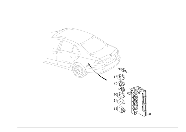 9827423 - Electrical Equipment and Instruments: Relay for Mercedes-Benz: 180C, 500SL, 600SL, C230, C240, C280, C32 AMG, C320, C350, C55 AMG, CL500, CL55 AMG, CLK320, CLK350, CLK500, CLK55 AMG, CLK550, CLK63 AMG, CLS400, CLS500, CLS55 AMG, CLS550, CLS63 AMG, CLS63 AMG S, E320, E420, E430, E500, E55 AMG, GL320, GL550, ML320, ML350, ML430, ML450, ML500, ML55 AMG, ML550, ML63 AMG, R320, R350, R500, S430, S55 AMG, SL500, SL55 AMG, SL550, SL600, SL63 AMG, SL65 AMG, SLK280, SLK300 Image image