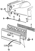 ZZM15111344 - Body: Nameplate for Mazda: B2300, B3000, B4000 Image
