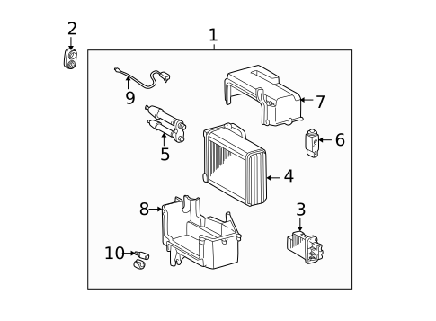 Evaporator Components for 2004 Toyota Tundra #0