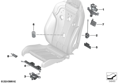 Front Seat for 2019 BMW M850iX #2