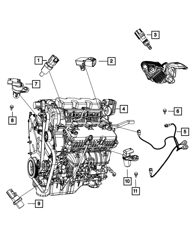 6101759 - Electrical: Hex Head Screw And Washer for Mopar Image image