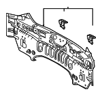 5830747100 - Body: Rear Body Panel for Toyota: Prius, Prius AWD-e, Prius Prime Image