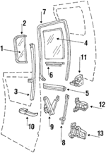 E3TZ3526412A - Body: Lock for Ford: F-150, F-250, F-350 Image