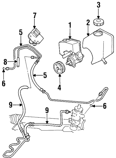 Pump & Hoses for 1996 Chevrolet Monte Carlo #0
