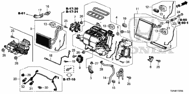 Heater Unit for 2013 Honda CR-V #0