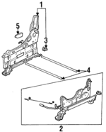 5862041620 - : Recline Knob for Isuzu Image