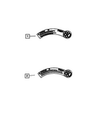 68229417AA - Labels: Temporary Spare Tire Warning Label for Mopar Image