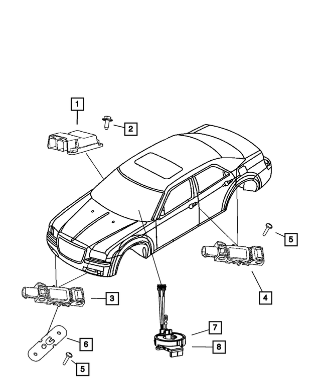 5135965AC - : Clockspring for Mopar Image