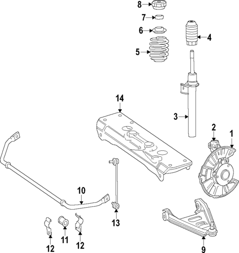 Suspension Components for 2008 Smart Fortwo | Mercedes-Benz