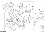 41117163875 - : Left Side Member for BMW Image