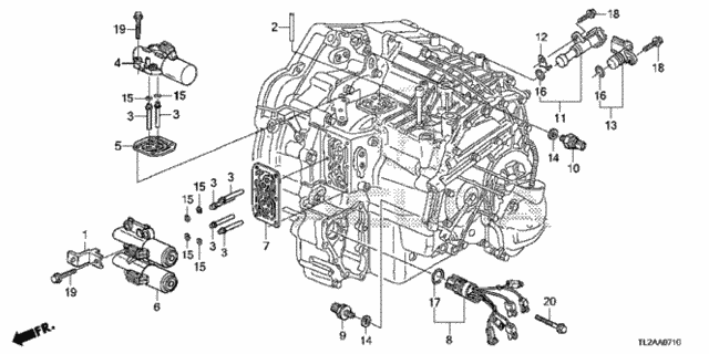 AT Solenoid (L4) for 2014 Acura TSX #0