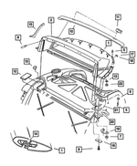 6503675 - Interior Trim: Hex Head Screw And Washer for Mopar Image